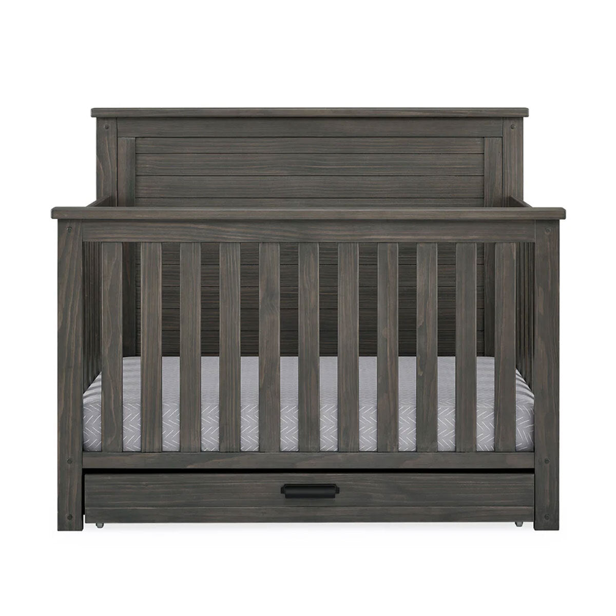 delta children farmhouse 6-in-1 convertible crib Caden 6-in-1 Convertible Crib with Trundle Drawer