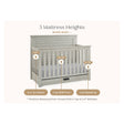 Delta Children Simmons Kids Caden 6-In-1 Convertible Crib With Trundle Drawer - Bambi Baby