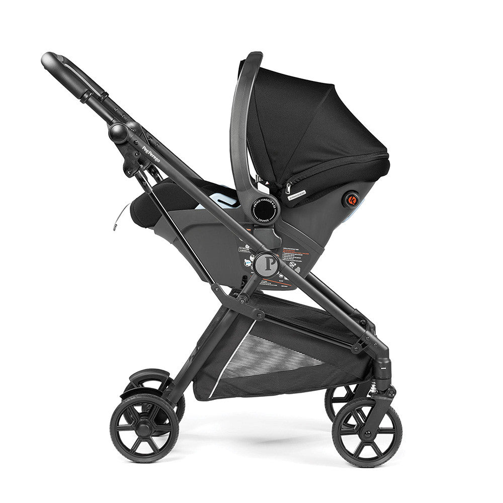 peg perego primo viaggio double stroller PEG Primo Viaggio Lounge on Wheels in True Black – Bambi Baby