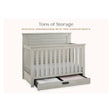 Delta Children Simmons Kids Caden 6-In-1 Convertible Crib With Trundle Drawer - Bambi Baby