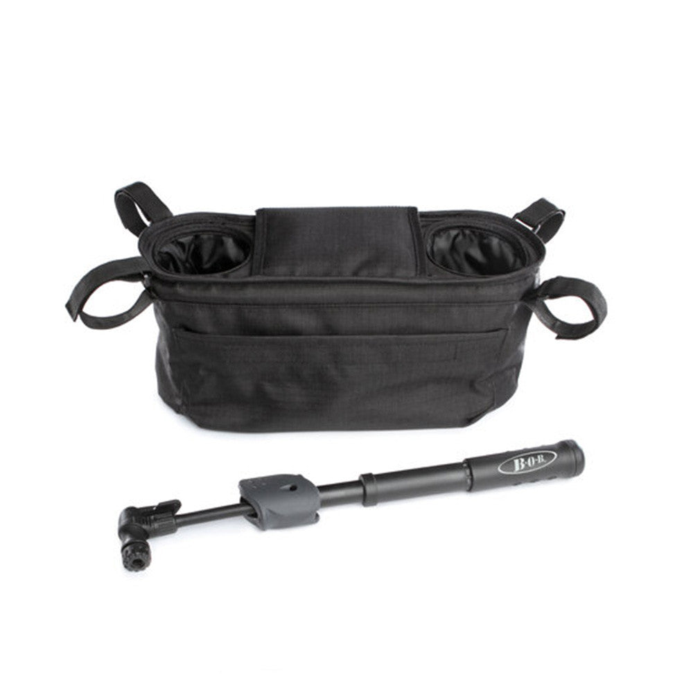 psi for bob stroller tires BOB Gear Deluxe Handlebar Console with Tire Pump Single