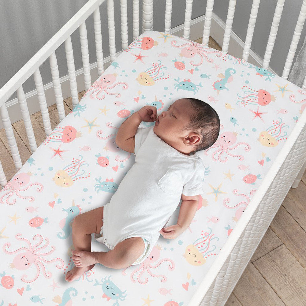 Sábana Bedtime Originals Ocean Mist- Bambi Baby