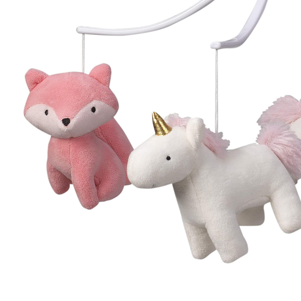 Bedtime Originals Rainbow Unicorn Musical Mobile - Plays 20 minutes- Bambi Baby