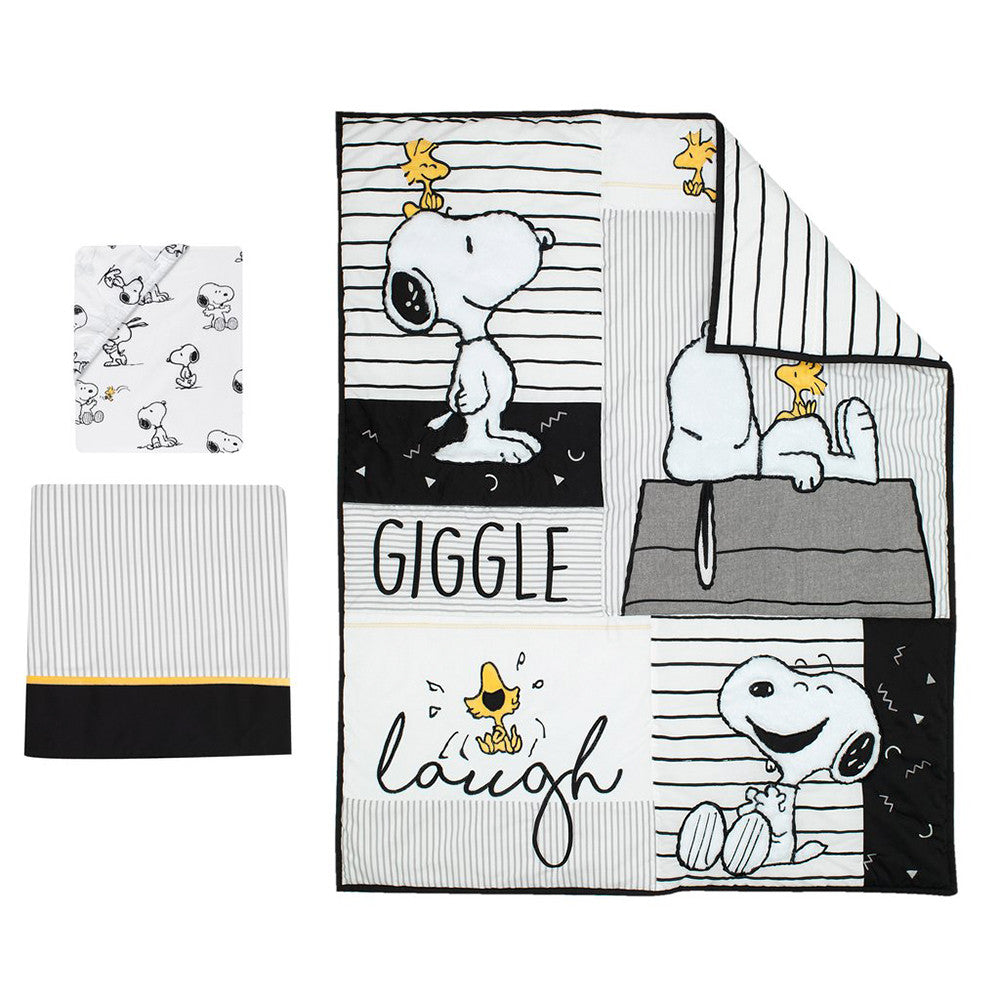 Lambs & Ivy Classic Snoopy 3-Piece Bedding Set- Bambi Baby