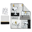 Conjunto de cama clássico Lambs &amp; Ivy Snoopy de 3 peças - Bambi Baby