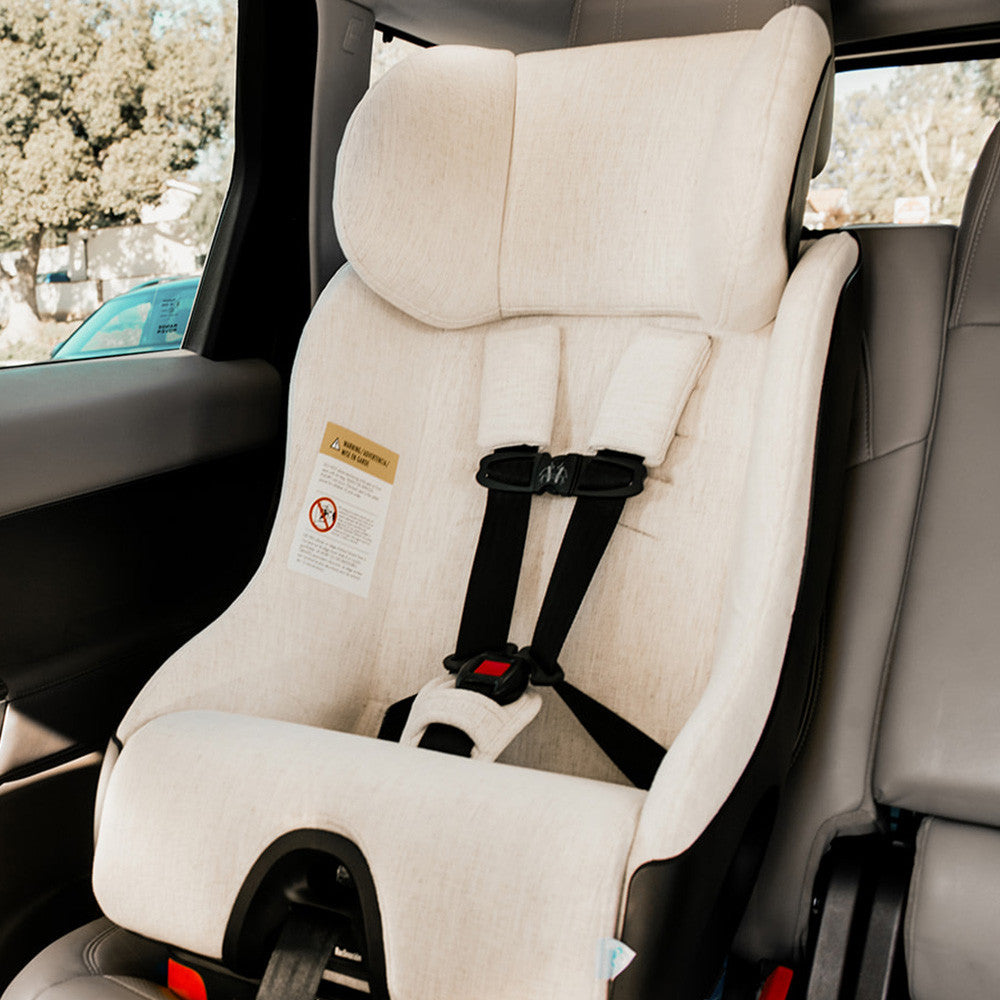 Clek Convertible Foonf Car Seat in Snow White- Bambi Baby