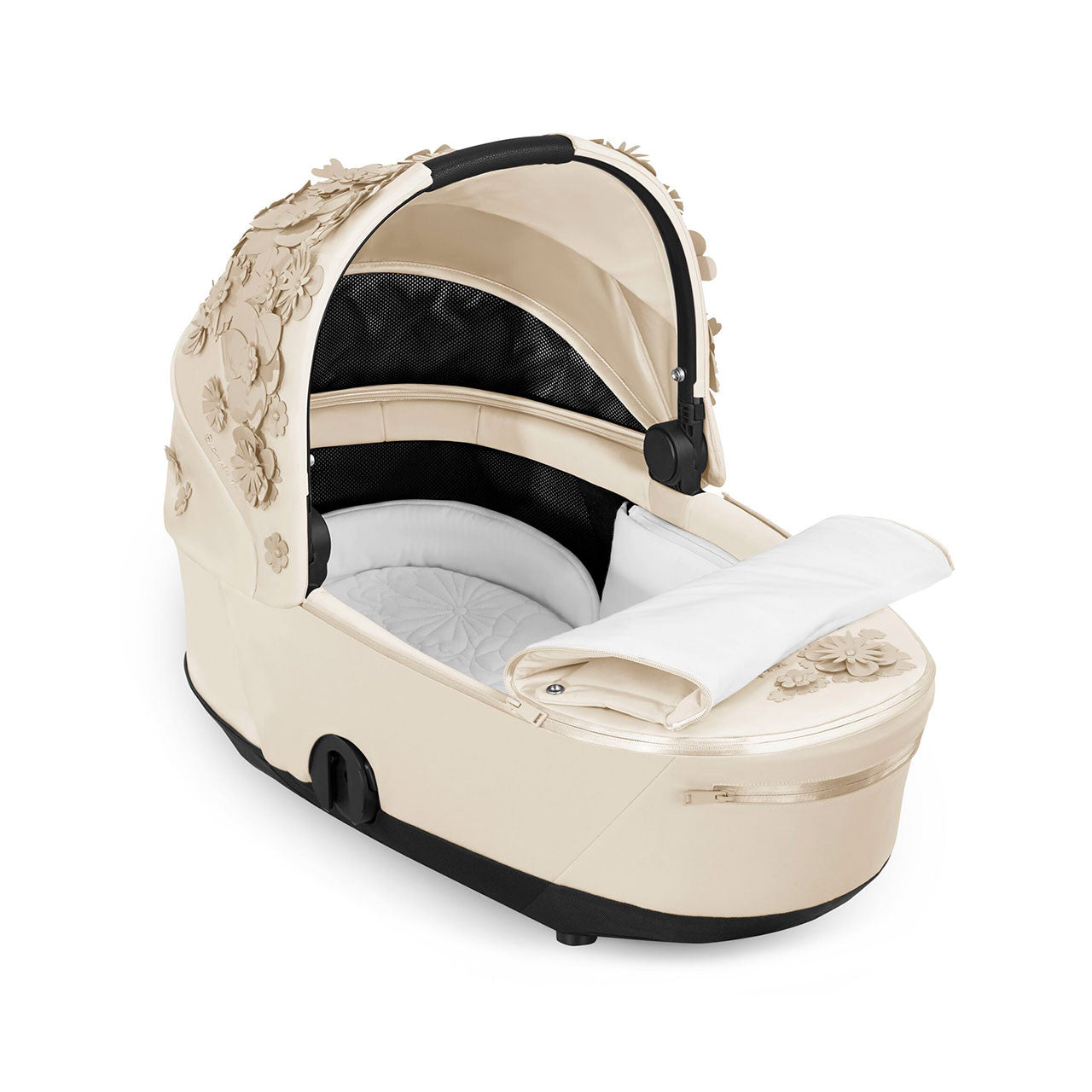 Capazo Cybex Mios 3 Lux - Simply Flower Beige- Bambi Baby