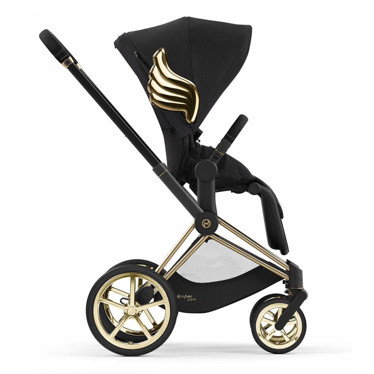 ベビーカー Cybex Priam CYBEX Priam 4 JS Wings One Box - Black – Bambi Baby