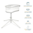 Halo Bassinest - Cuna giratoria para dormir 3.0 - Bambi Baby