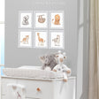 Lambs & Ivy Baby Jungle Safari Jungle Unframed Wall Art - Bambi Baby