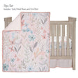 Conjunto de cama de 3 peças Lambs &amp; Ivy Baby Blooms - Bambi Baby