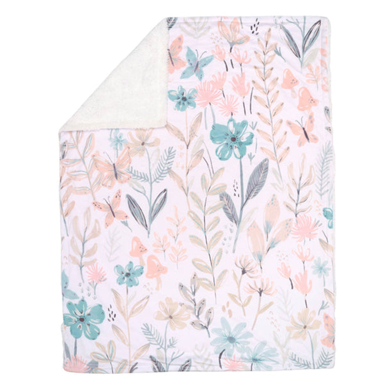 Lambs & Ivy Baby Blooms Blanket- Bambi Baby