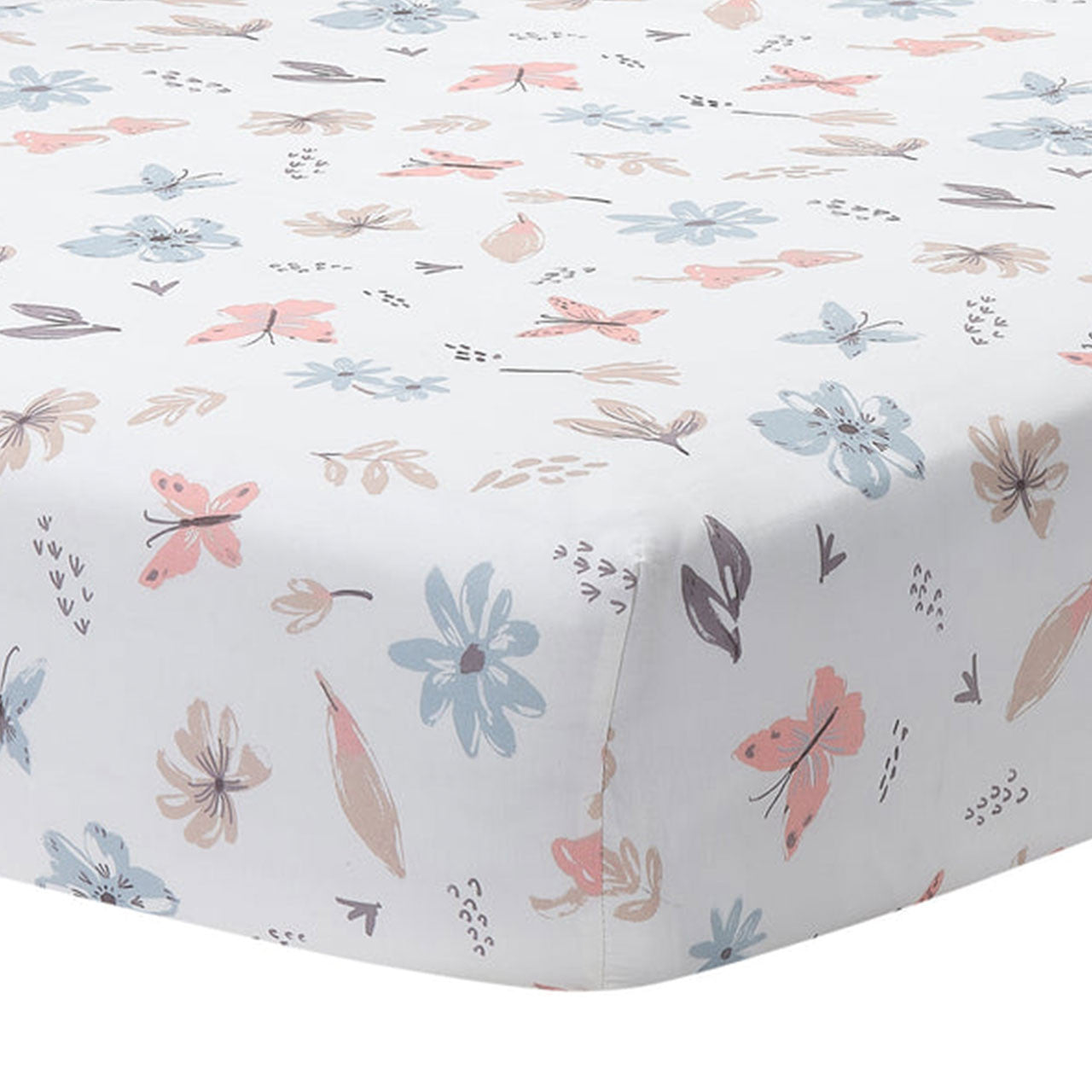 Lambs & Ivy Baby Blooms Sheet- Bambi Baby