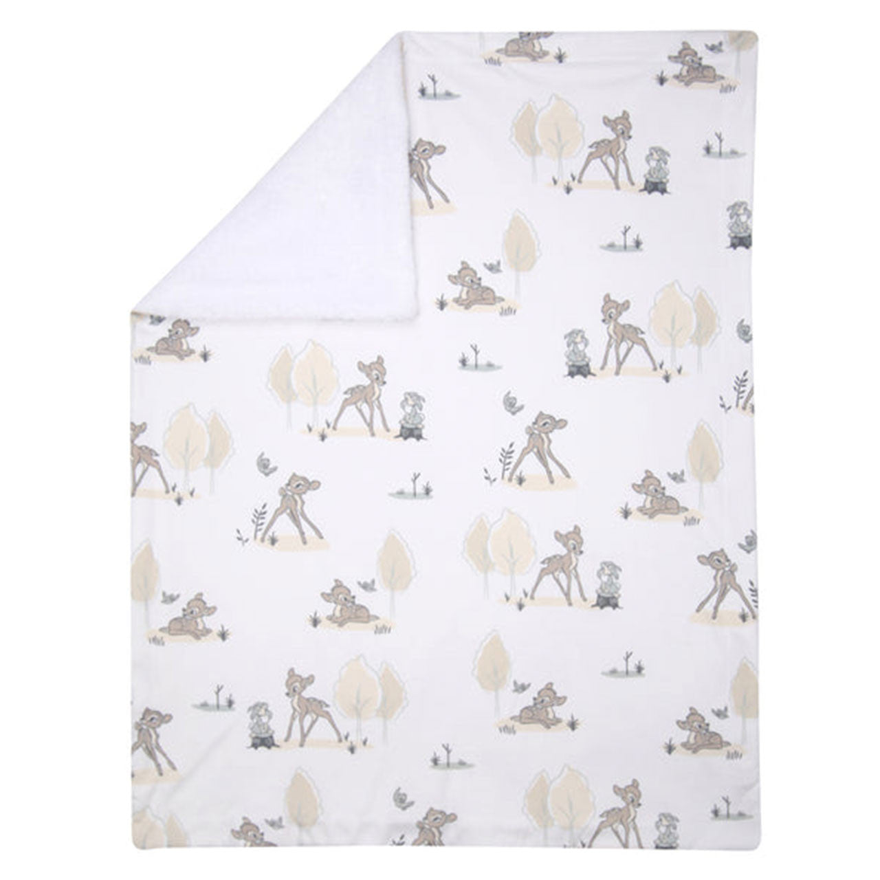 Manta de minkey/sherpa Bambi de Lambs &amp; Ivy- Bambi Baby
