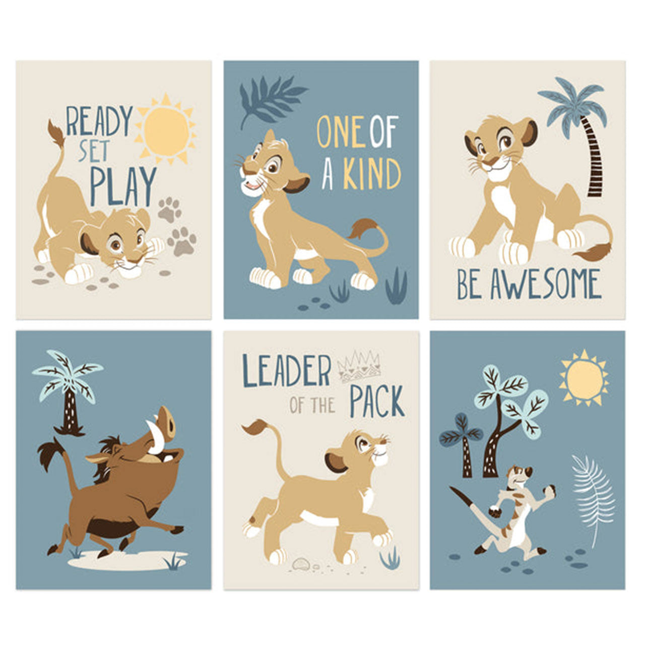 Lambs & Ivy Disney Unframed Wall Art Lion King- Bambi Baby