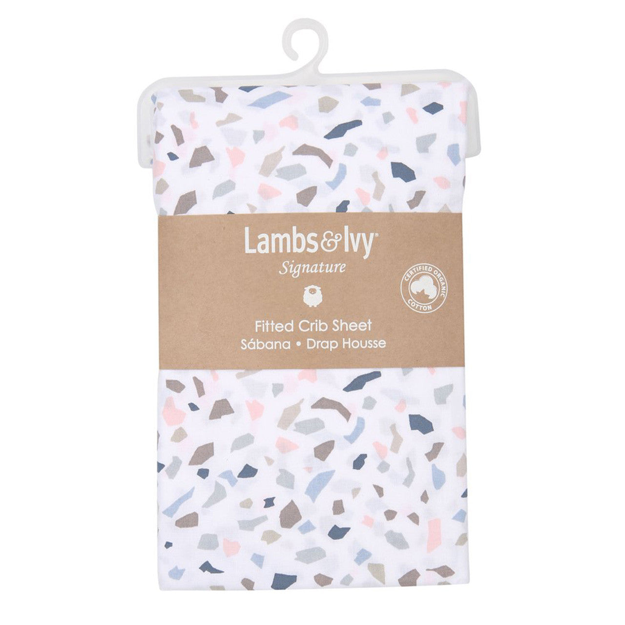 Lambs & Ivy Speckled Crib Sheet- Bambi Baby