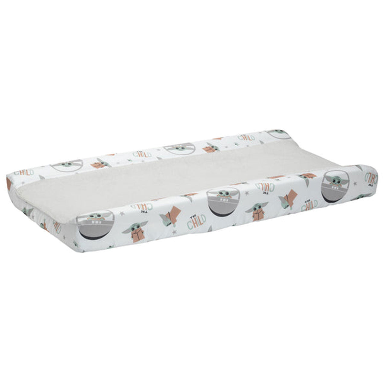 Lambs & Ivy Star Wars Mandalorian The Child Baby Yoda Changing Pad Cover- Bambi Baby