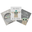 Lambs &amp; Ivy Star Wars Mandalorian The Child Baby Yoda Arte de parede sem moldura Arte de parede sem moldura (3 impressões) - Bambi Baby