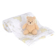 Lambs & Ivy Winnie the Pooh Swaddle Blanket & Mini Plush - Bambi Baby