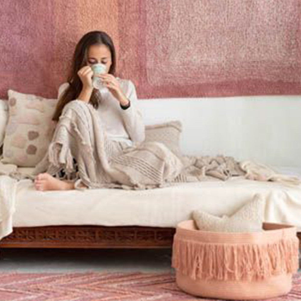 Lorena Canals Knitted blanket Air Dune White- Bambi Baby