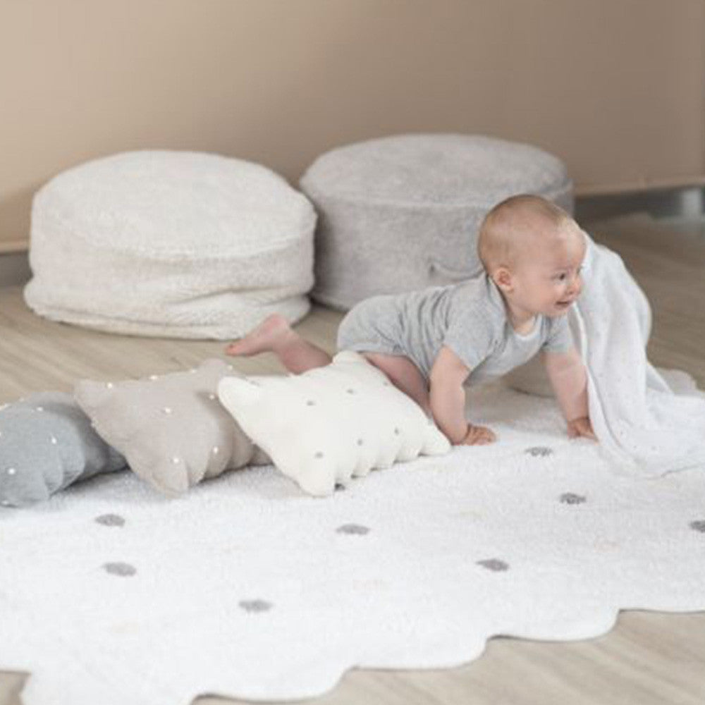 Lorena Canals Knitted Cushion Biscuit Ivory- Bambi Baby