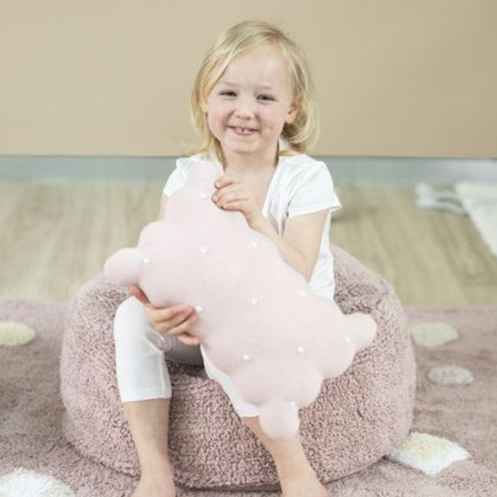 Lorena Canals Knitted Cushion Biscuit Pink- Bambi Baby