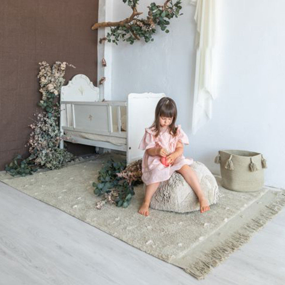 Lorena Canals Washable rug Woods Symphony Olive- Bambi Baby