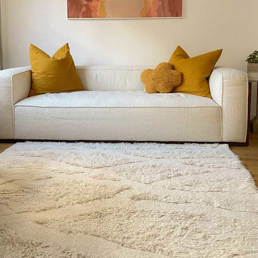 Lorena Canals Africa Woolable XL Washable Rug Enkang Ivory- Bambi Baby