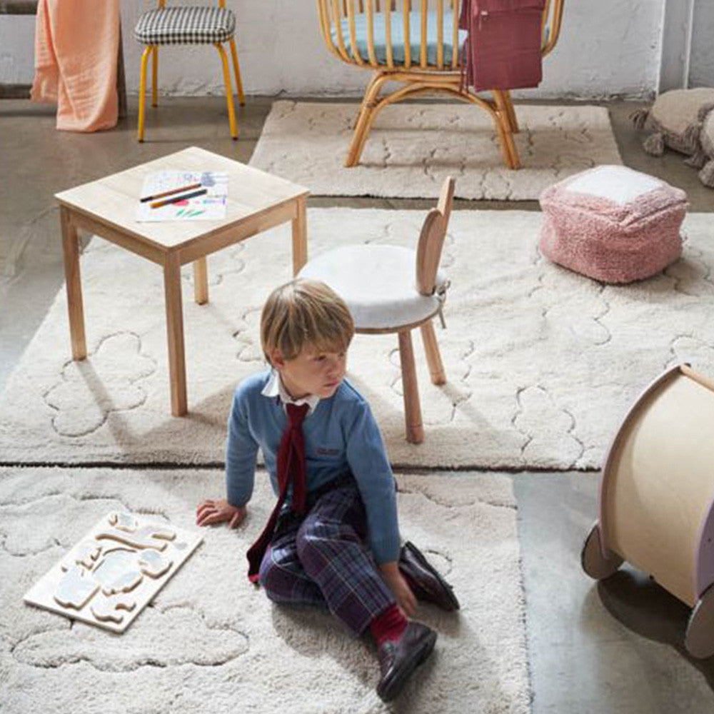 Lorena Canals RugCycled Small Washable Rug Clouds- Bambi Baby