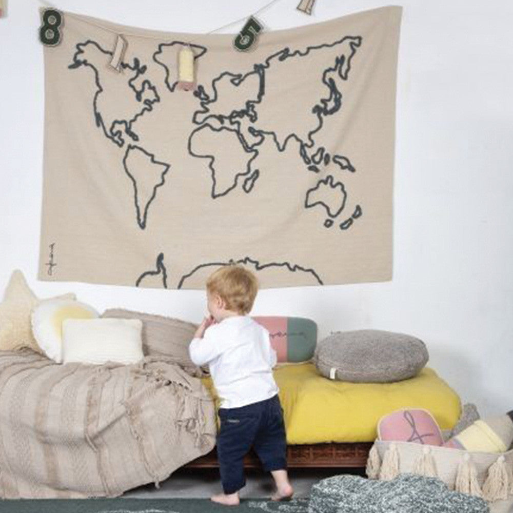 Lorena Canals Wall hanging Canvas Map- Bambi Baby