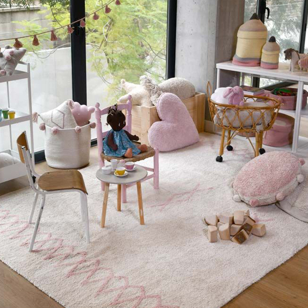 Lorena Canals Washable Rug Atlas Natural - Vintage Nude- Bambi Baby