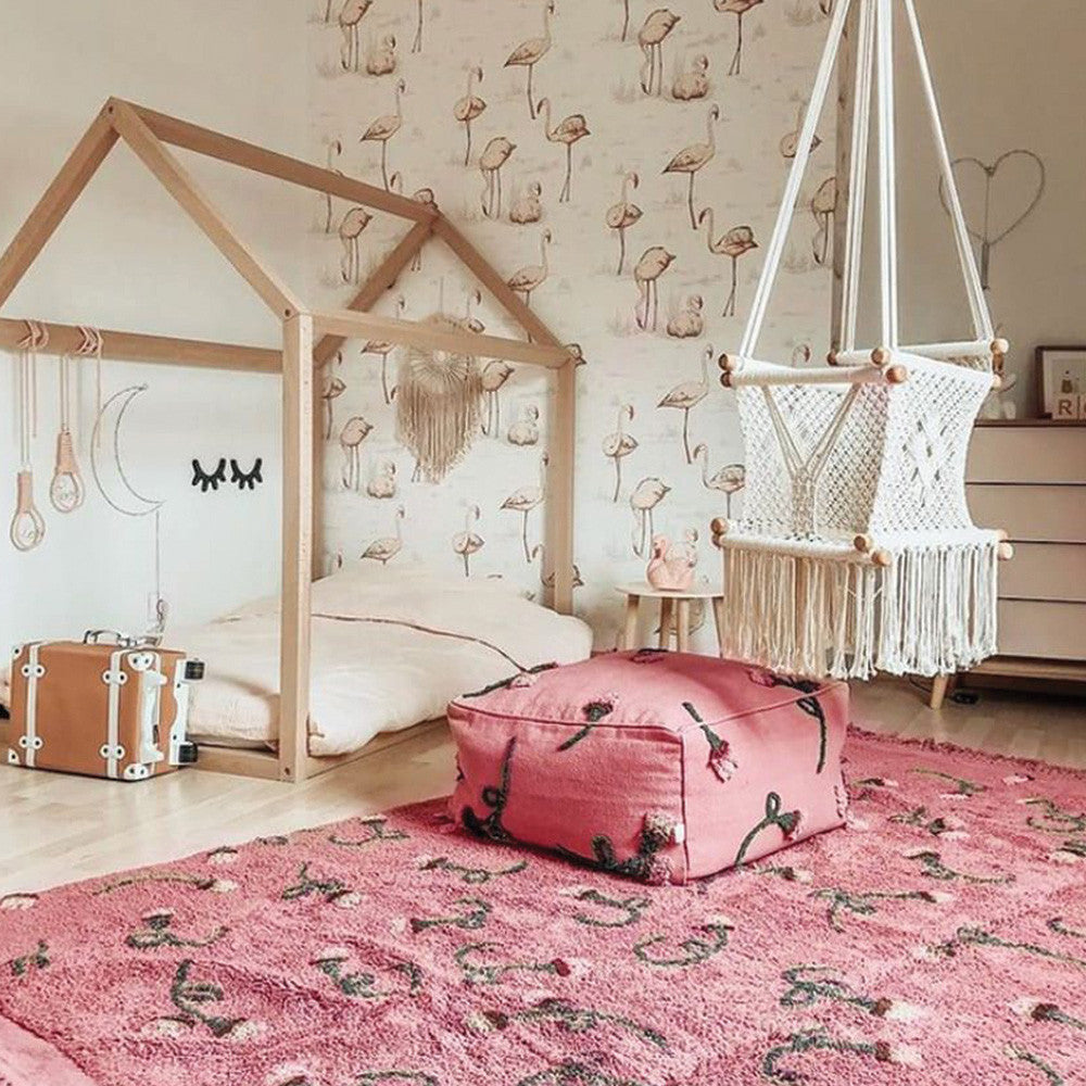 Lorena Canals Washable Rug English Garden Ash Rose- Bambi Baby