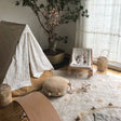 Tapete Lavável Lorena Canals Hippy Dots Natural - Mel - Bambi Baby