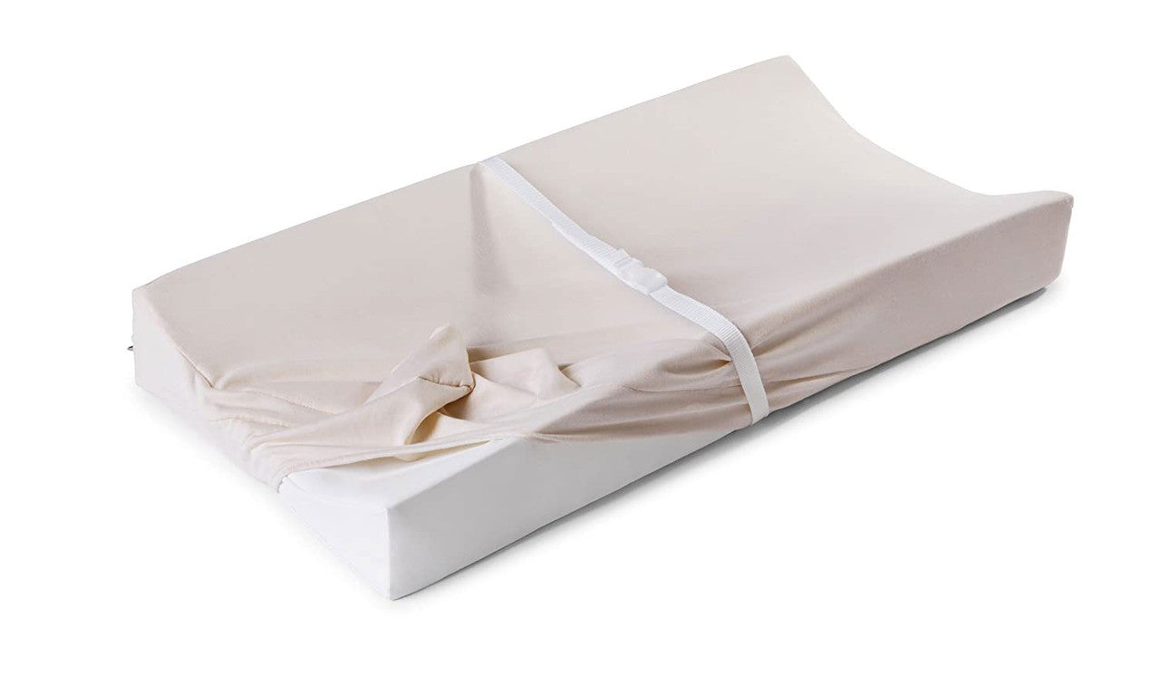 Moonlight Little Dreamer Contour Changing pad w/ organic cover16" x 32" x 1.5 (2 sided)- Bambi Baby