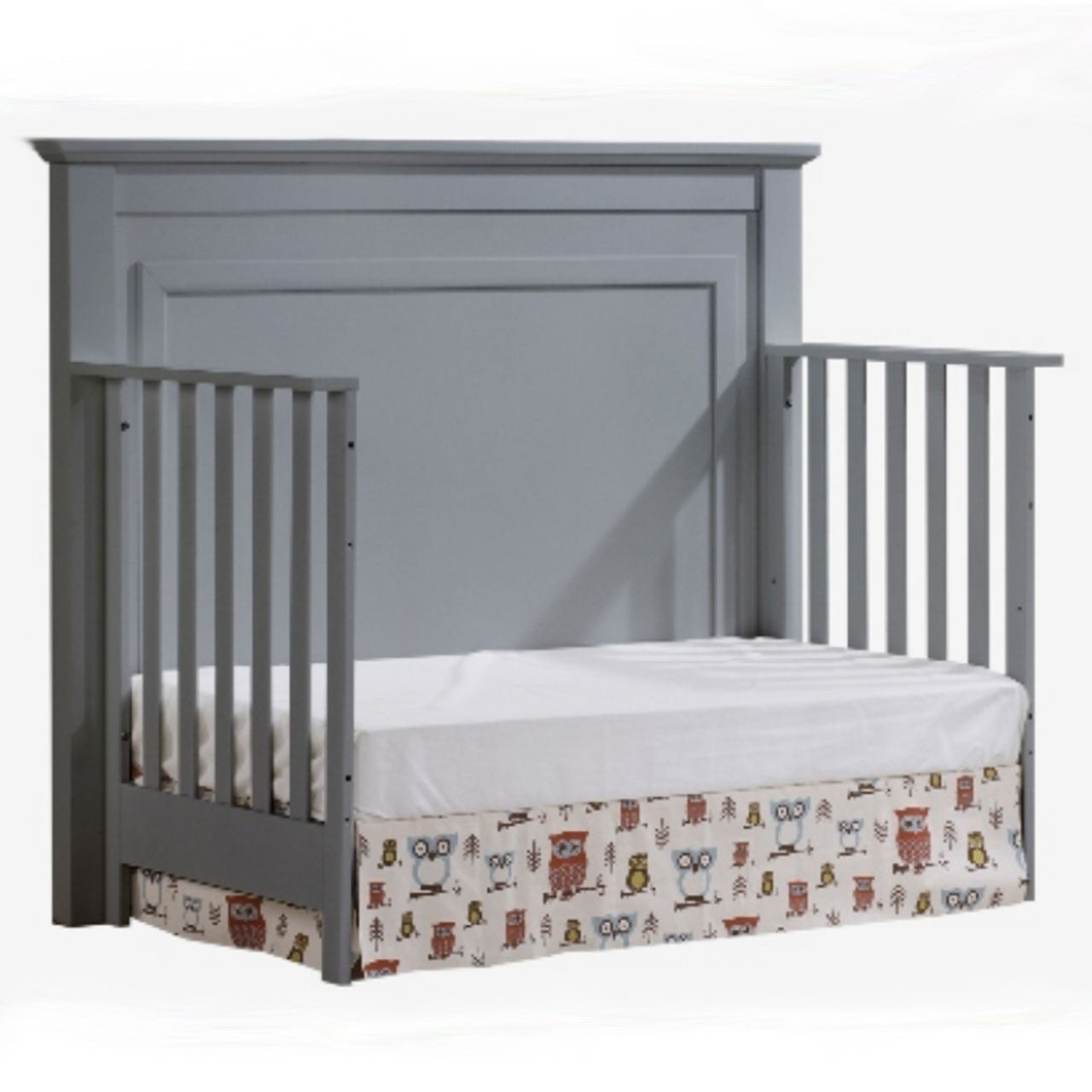 Natart Taylor Convertible Crib in Elephant Grey- Bambi Baby