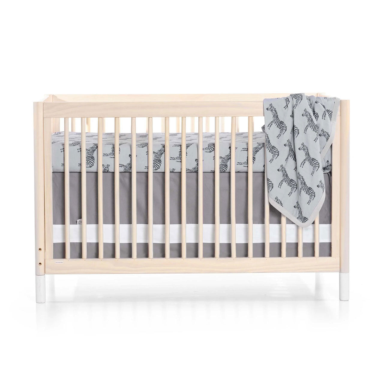 Lençol de berço em jersey de zebra Oilo- Bambi Baby