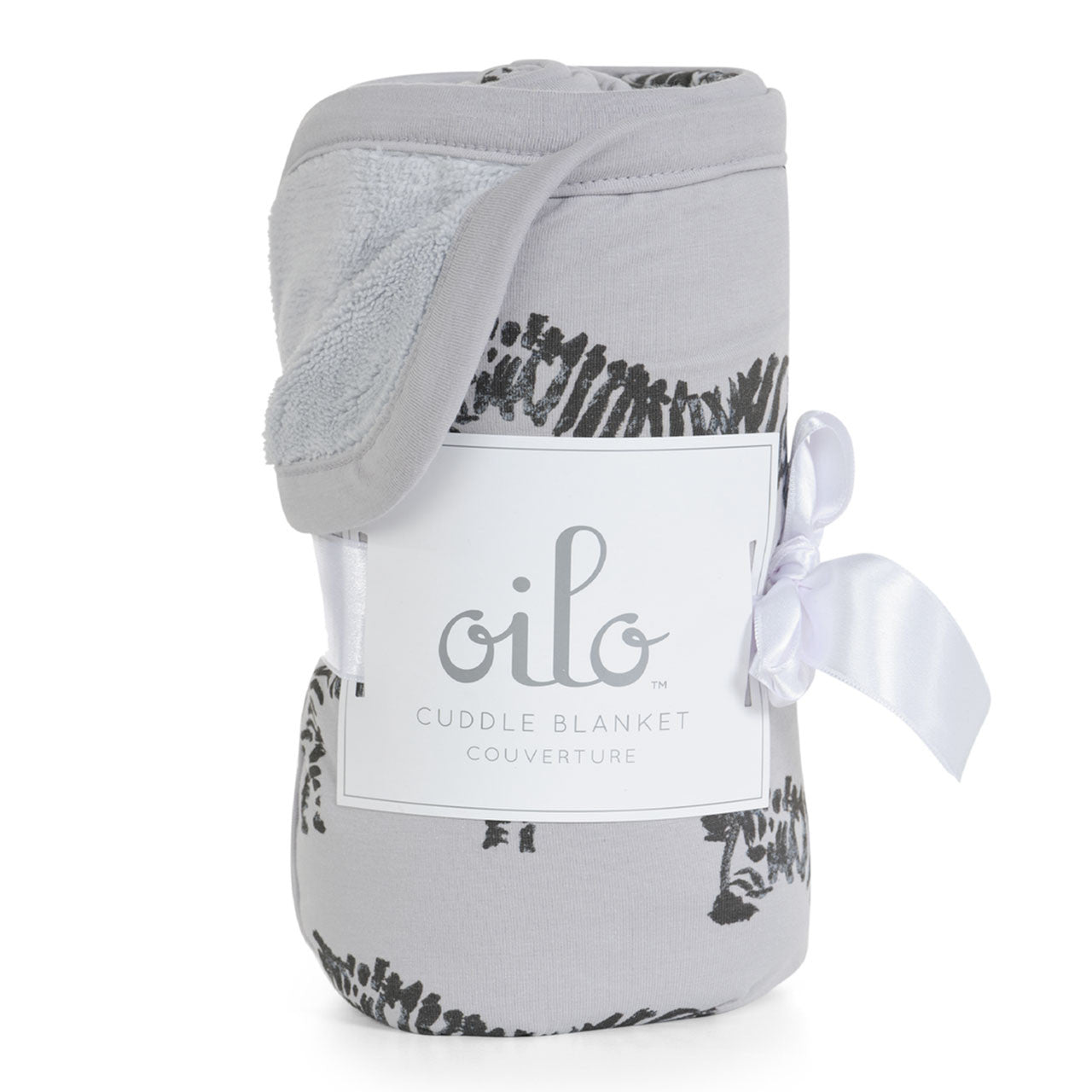Oilo Zebra Jersey Cuddle Blanket- Bambi Baby
