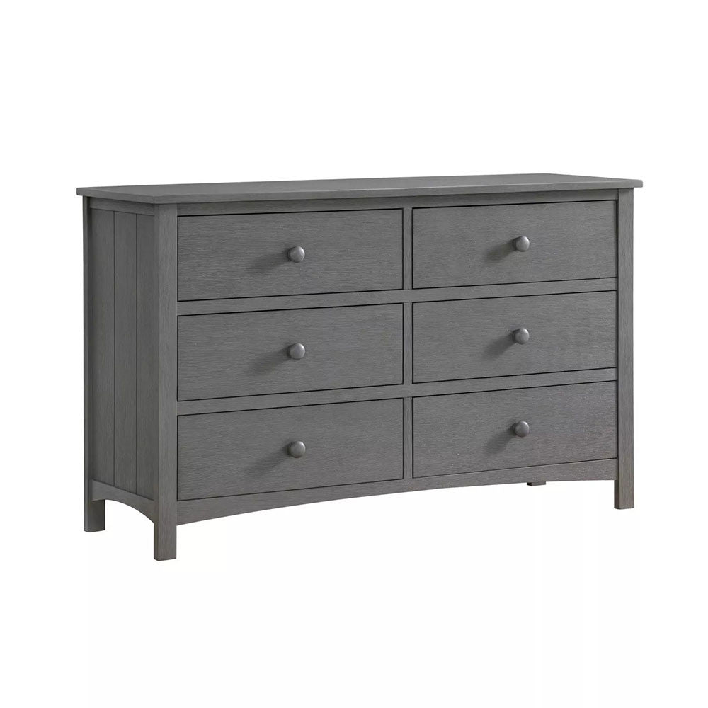 Oxford Universal 6 Drawer Dresser Graphite Gray- Bambi Baby