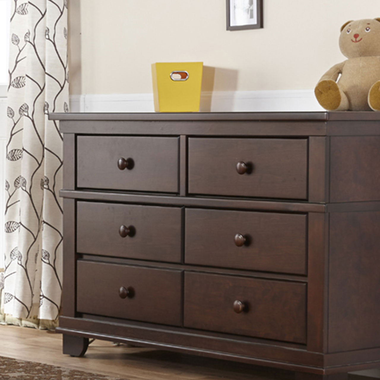 Pali Double Dresser in Mocacchino- Bambi Baby