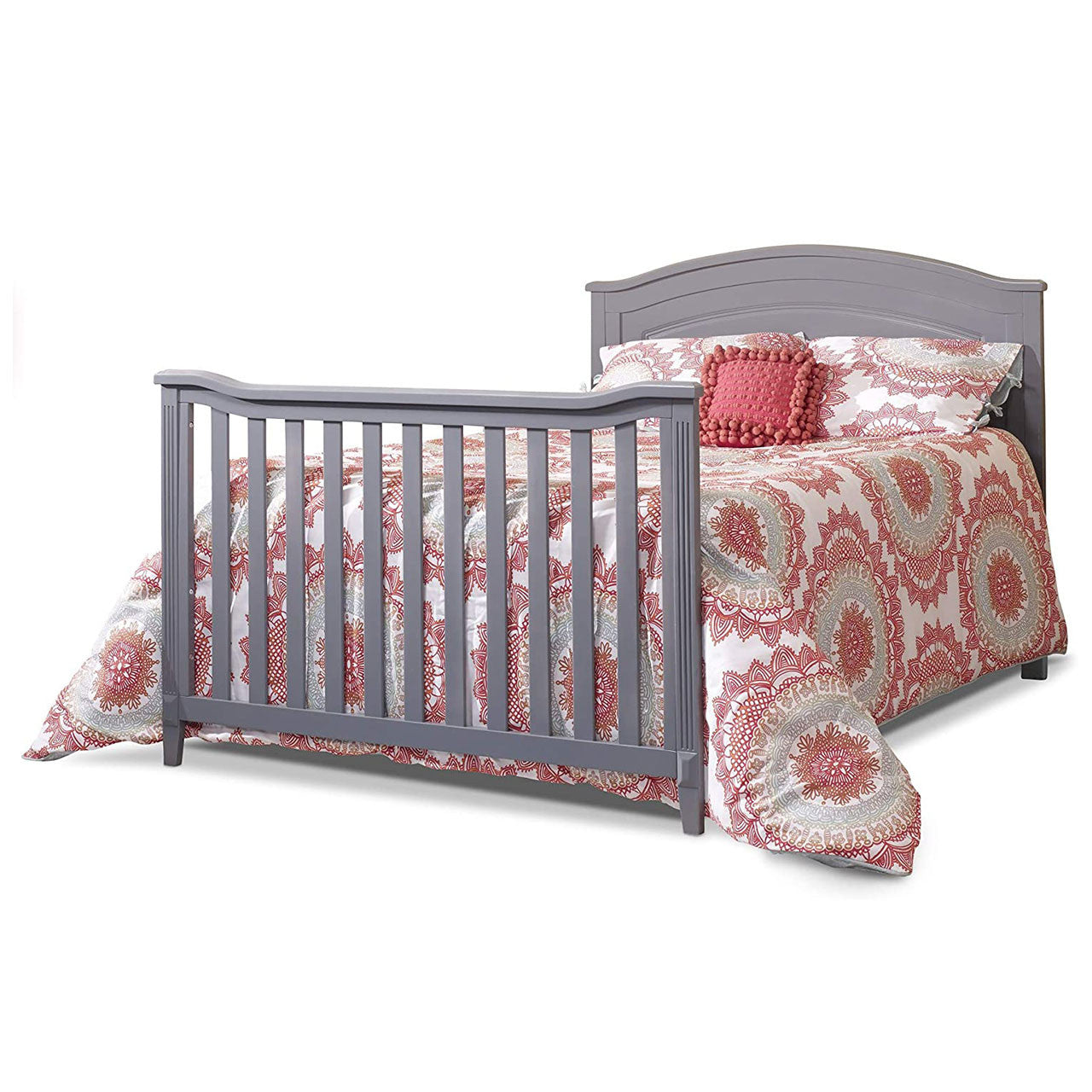 Sorelle 223 Full Size Rails in Weathered Gray - works ONLY with 6105 Farmhouse Crib and Changer- Bambi Baby