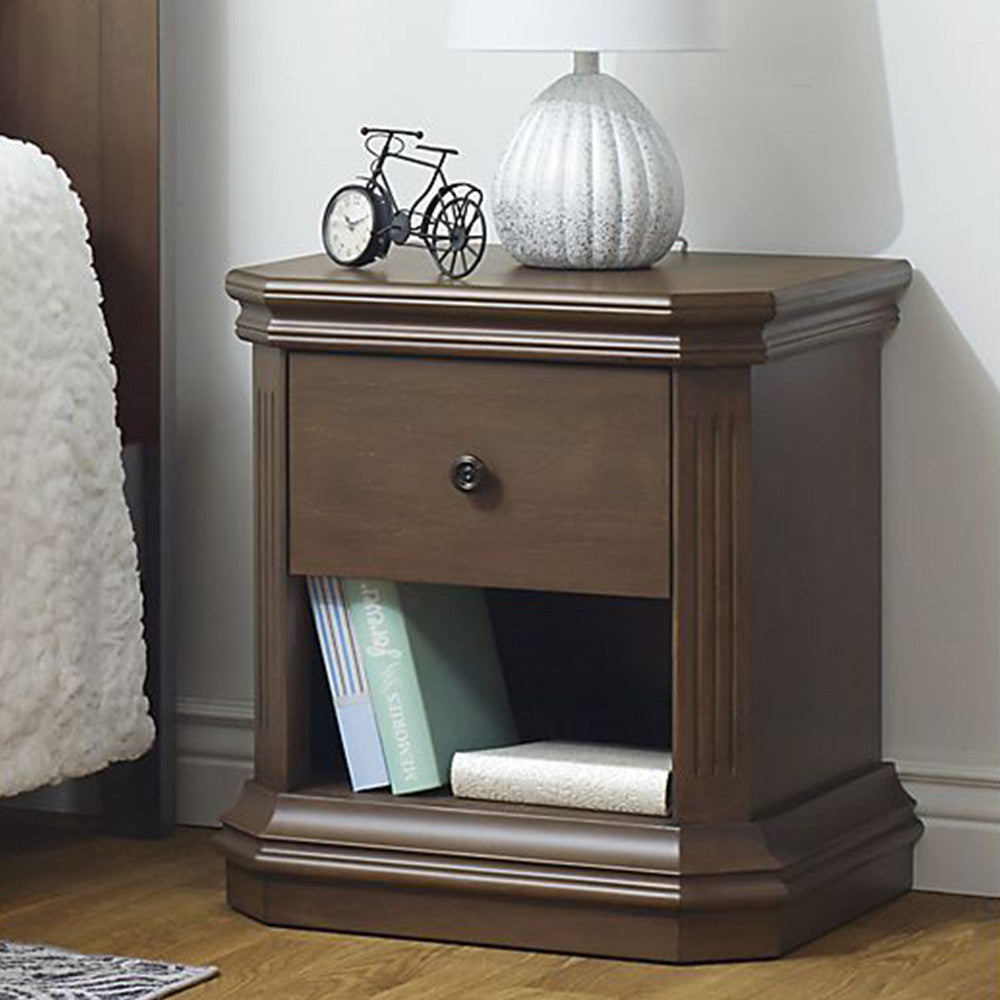 Sorelle Sutton Nightstand in Chocolate- Bambi Baby