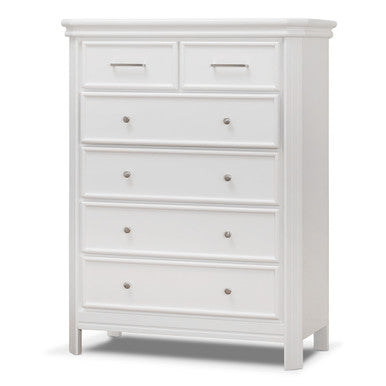 Sorelle Finley Elite 6 Drawer Dresser in White- Bambi Baby