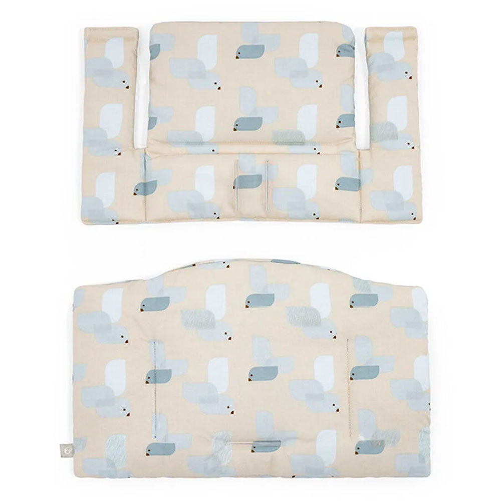 Stokke Tripp Trapp Classic Cushion in Birds Blue OCS- Bambi Baby