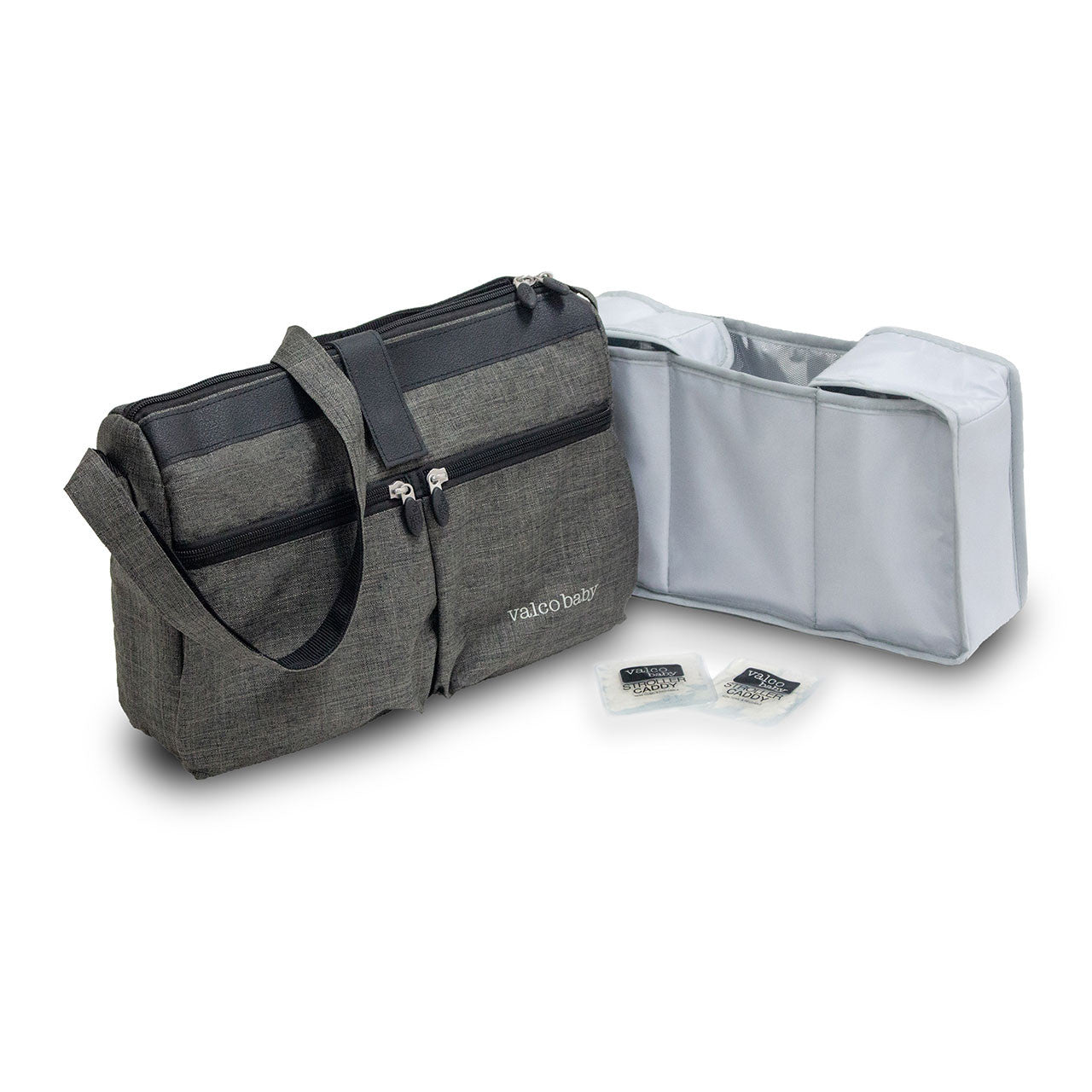 Bolsa multiusos Valco en color carbón- Bambi Baby