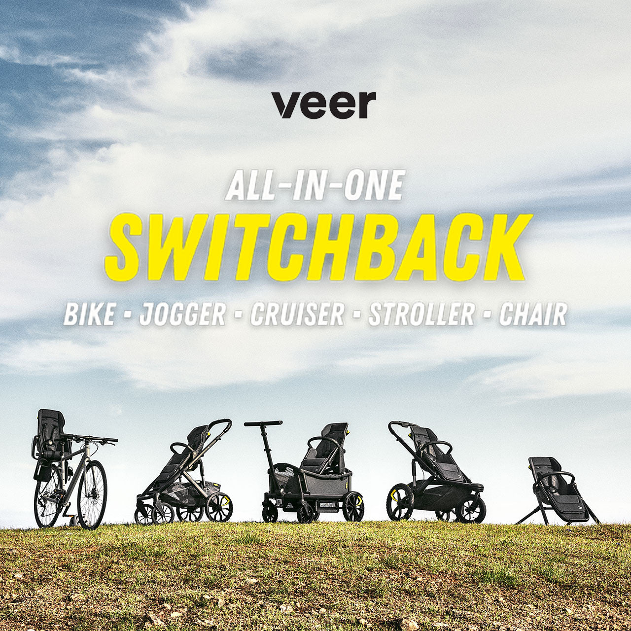 Veer Switchback &Roll Stroller- Bambi Baby