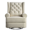 Sillón reclinable eléctrico Westwood Amelia con puerto USB en color natural - Bambi Baby