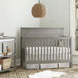 Westwood Emery Panel Convertible Crib In Grey - Bambi Baby