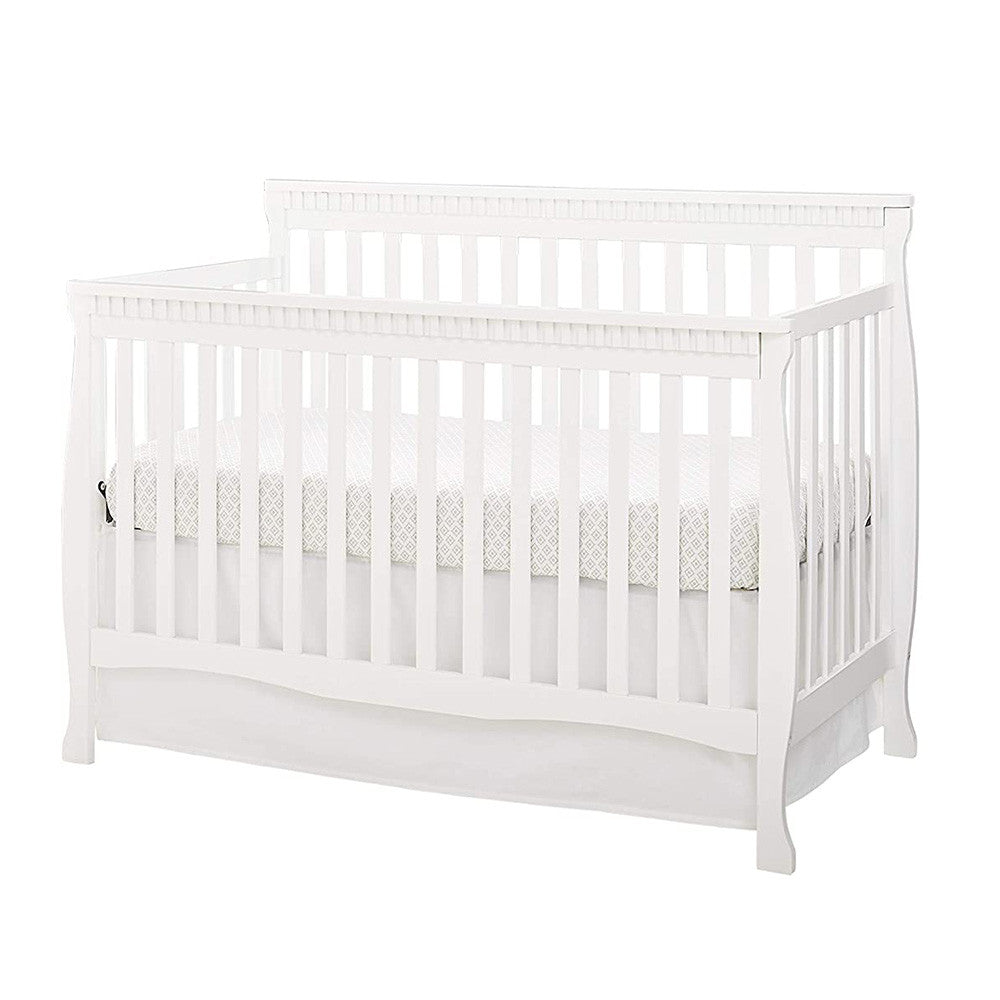 Cuna convertible de láminas Westwood Emery en color blanco- Bambi Baby
