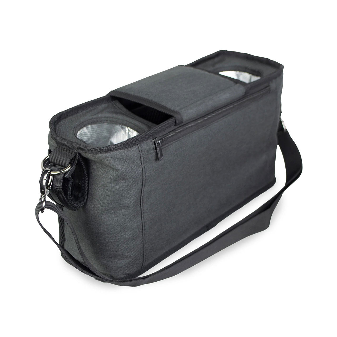 Consola para padres Wonderfold con dos portavasos aislantes - Negra- Bambi Baby