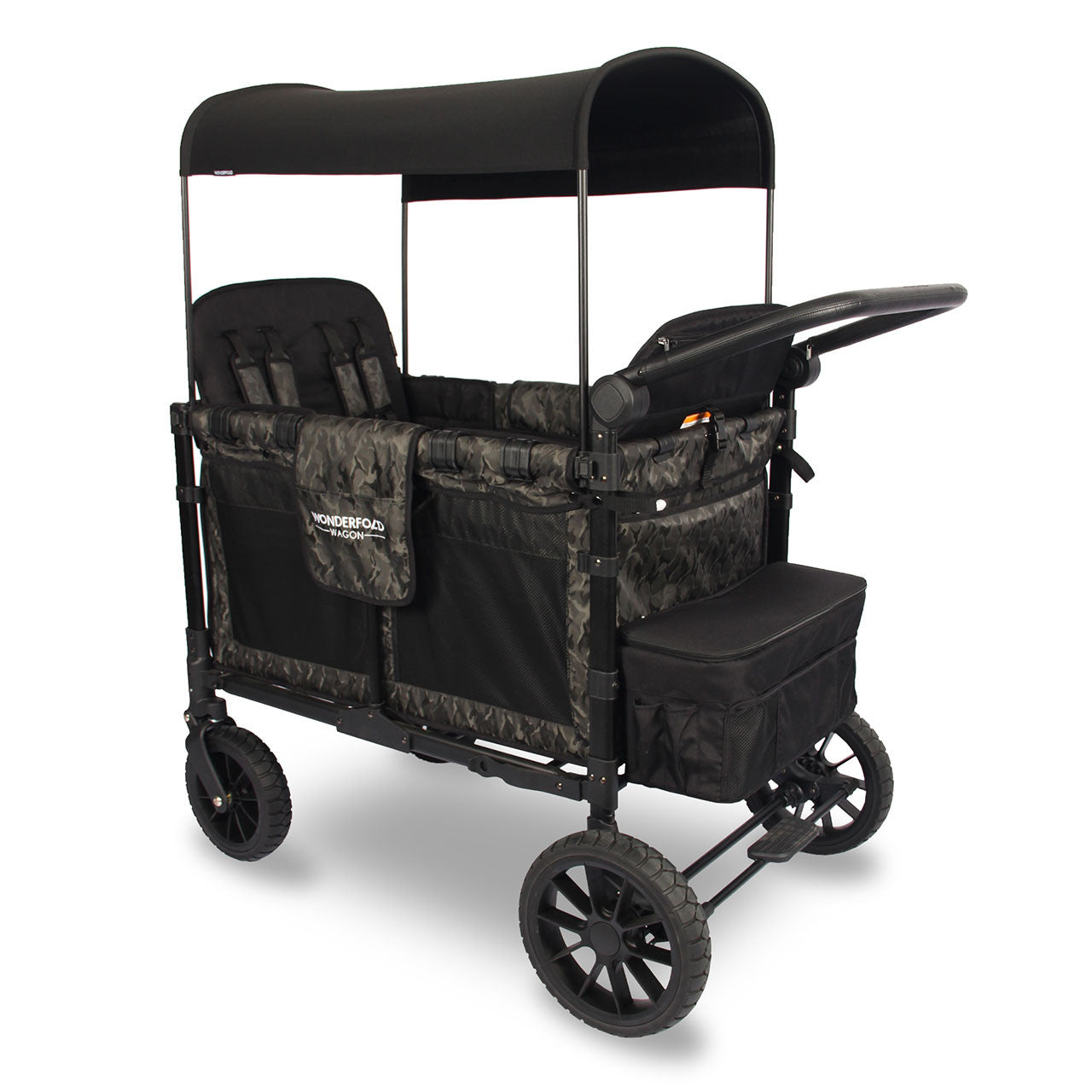 Cochecito Wonderfold W4 LUXE Quad en camuflaje verde sombra- Bambi Baby